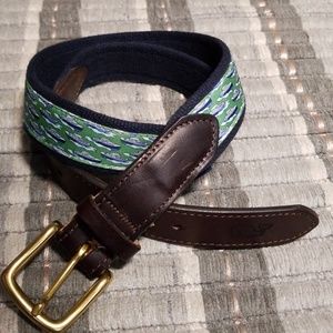 Vineyard Vines Canvas Club Belt